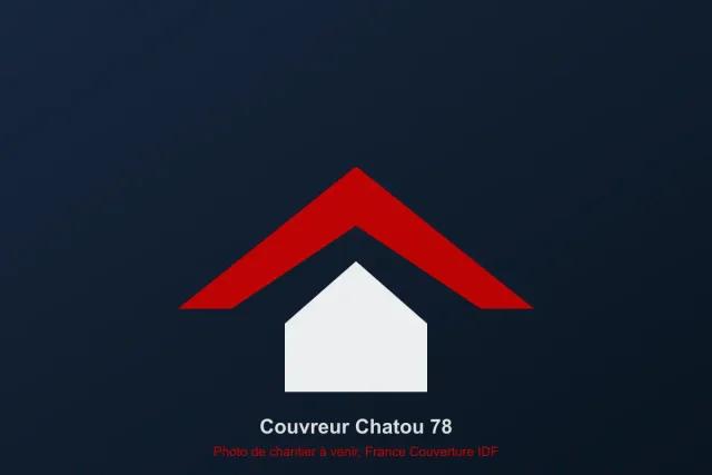 Couvreur intervenant sur une toiture près des bords de Seine à Chatou (78)