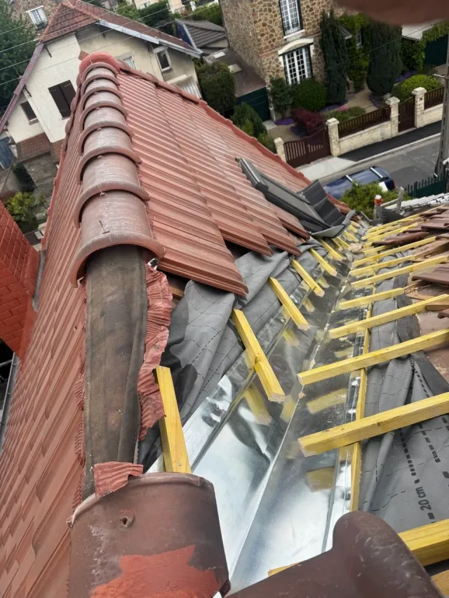 Rénovation de toiture sur les hauteurs de Cormeilles-en-Parisis (95)