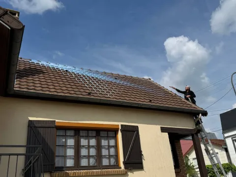 Membrane PVC d'étanchéité posée sur une toiture-terrasse à Puteaux (92)